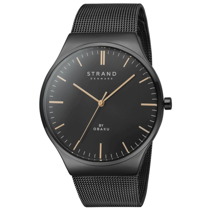 Obaku Women's Mason Lille Black Dial Watch - S717LXBBMB