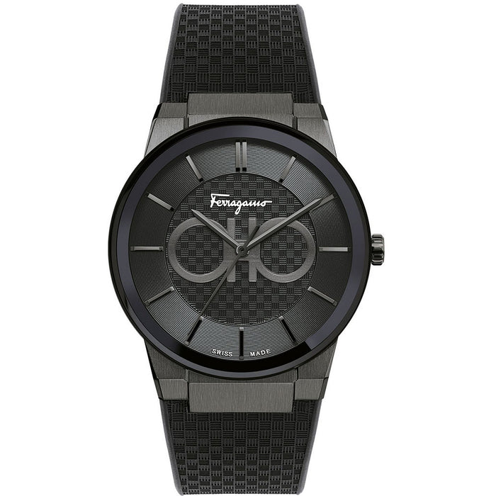 Salvatore Ferragamo Men's Contemporary Black Dial Watch - SFHP00320