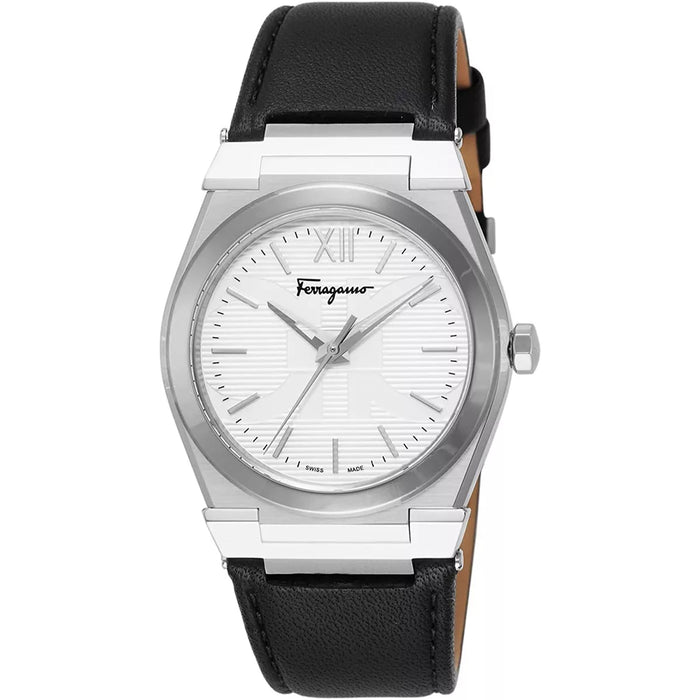 Salvatore Ferragamo Men's Vega Silver Dial Watch - SFYF00121