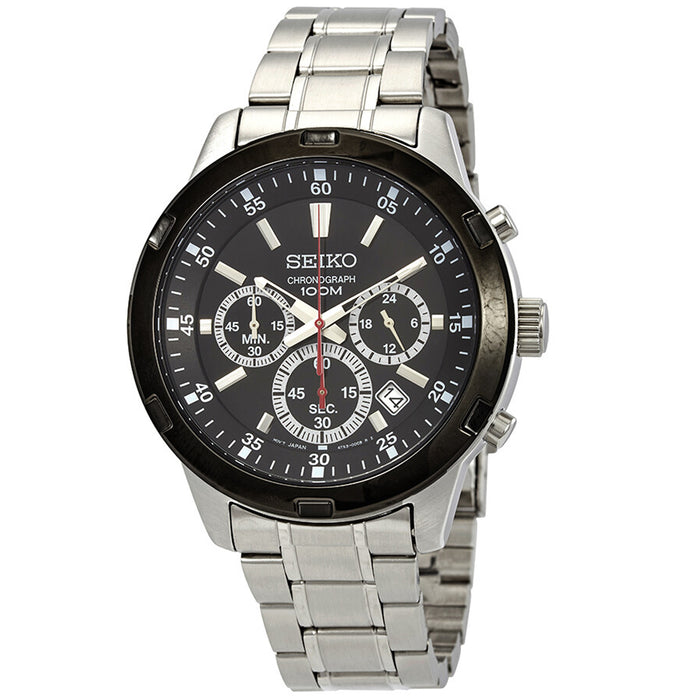 Seiko Men's Neo Sport Black Dial Watch - SKS611P1