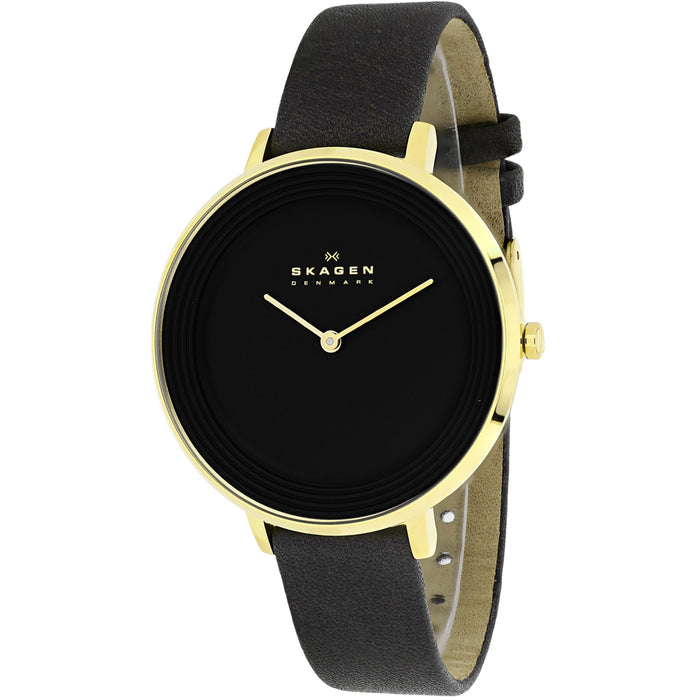 Skagen Women's Gitte Black Dial Watch - SKW2286