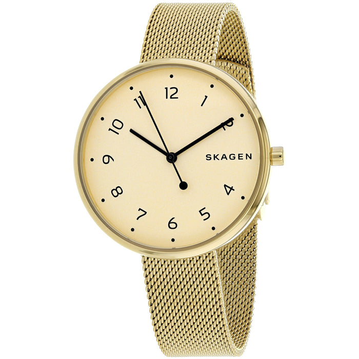 Skagen Women's Signature Gold tone Dial Watch - SKW2625