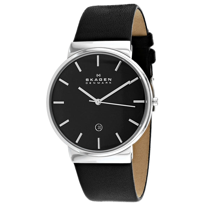 Skagen Men's Ancer Black Dial Watch - SKW6104