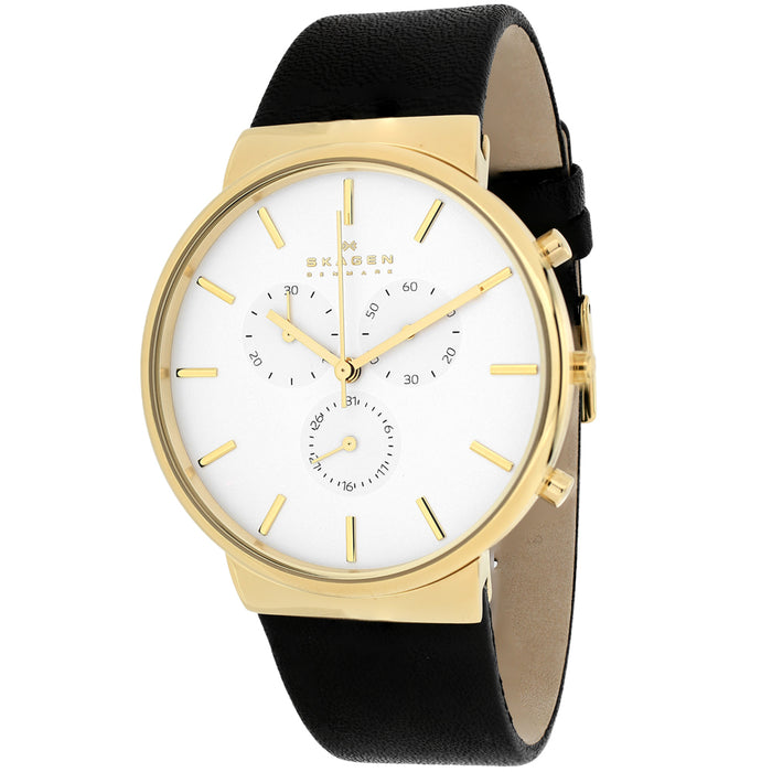 Skagen Men's Ancher White Dial Watch - SKW6143