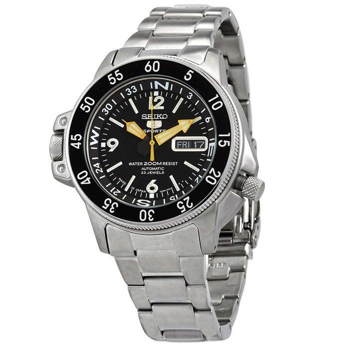 Seiko Men's Classic Black Dial Watch - SKZ211J1