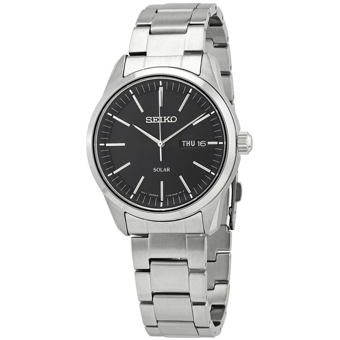 Seiko Men's Conceptual Black Dial Watch - SNE527