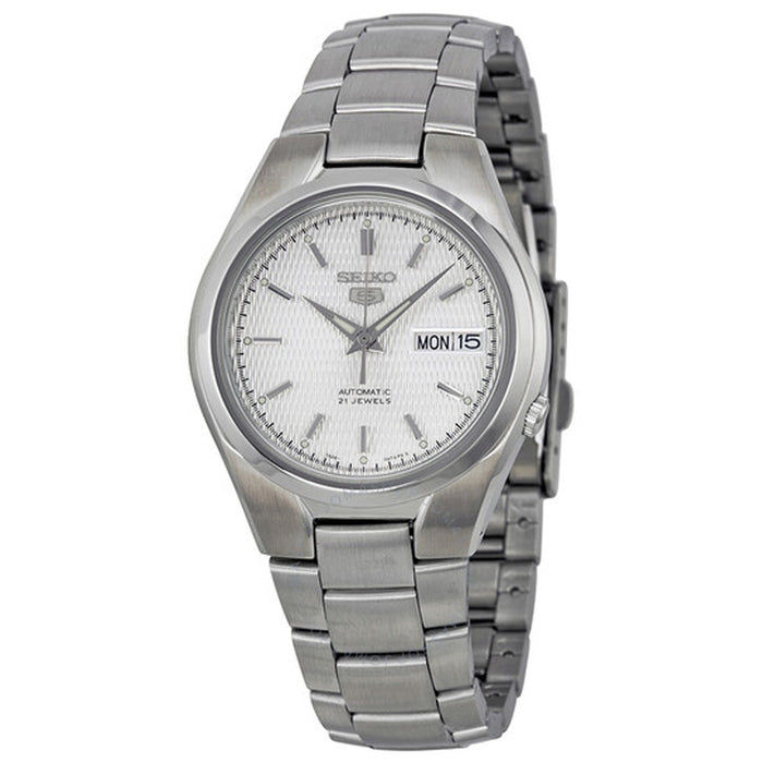 Seiko Men's Series 5 Silver Dial Watch - SNK601