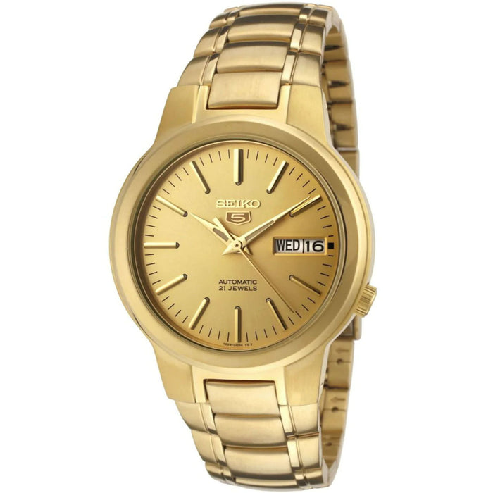 Seiko Men's Classic Gold Dial Watch - SNKA10K1