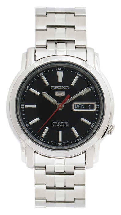 Seiko Men's Series 5 Black Dial Watch - SNKL83K1