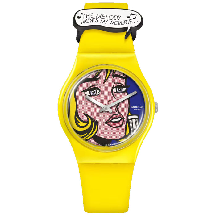 Swatch Men's Originals Art Journey 2023 Reverie by Roy Lichtenstein Blue Dial Watch - SO28Z117