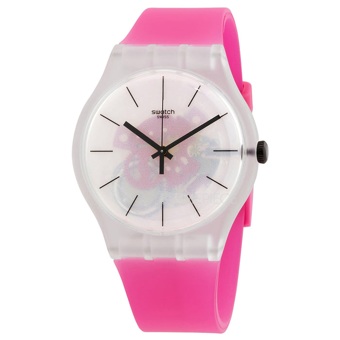 Swatch Women's Monthly Drops Transparent Dial Watch - SO29K107