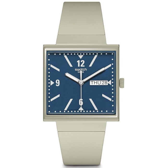 Swatch Men's Originals Bioceramic What If? Collection Blue Dial Watch - SO34T700