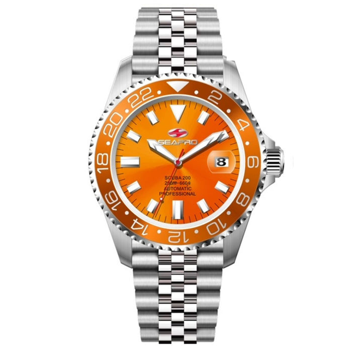 Seapro Men's Grand Meridian Orange Dial Watch - SP4333