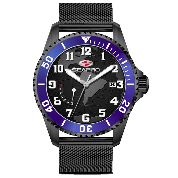 Seapro Men's Voyager Black Dial Watch - SP4762