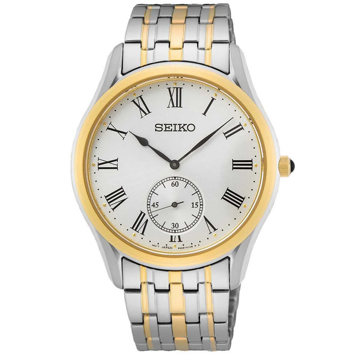 Seiko Men's Essentials White Dial Watch - SRK048P1