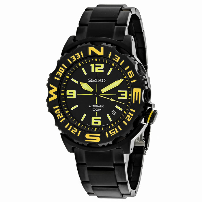 Seiko Men's Superior Black Dial Watch - SRP449K1