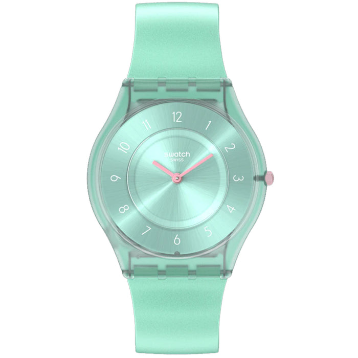 Swatch Women's Pastelicious Teal Teal Dial Watch - SSO8L100