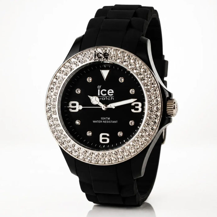 Ice watch Women's Stone sili Black Dial Watch - ST.BS.B.S.11