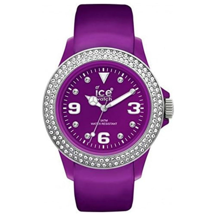 Ice watch Women's Stone tycoon Purple Dial Watch - ST.PS.U.L.10