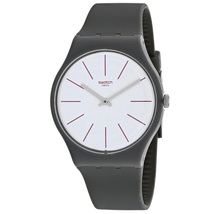 Swatch Men's Avenida White Dial Watch - SUOC107