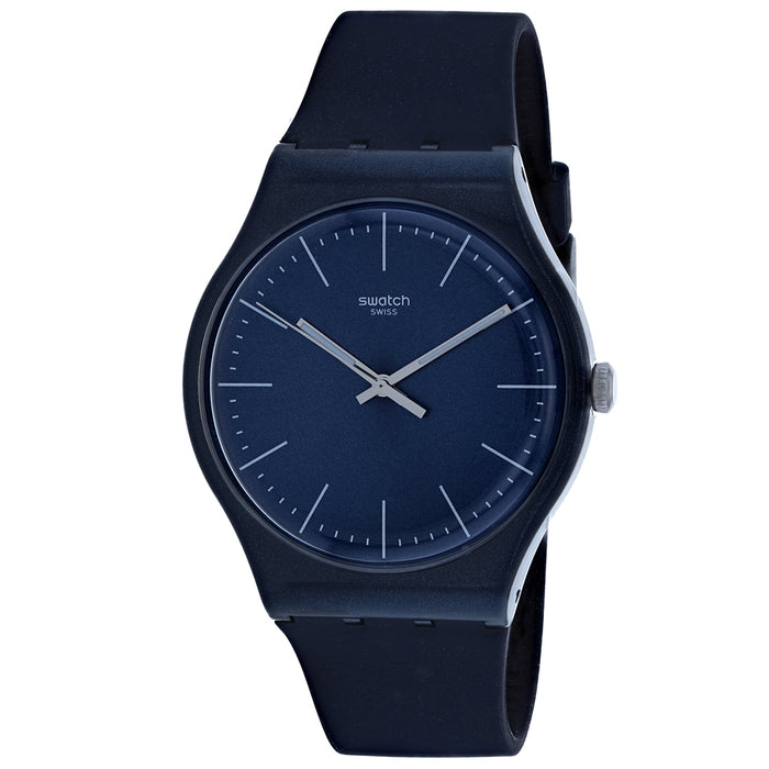 Swatch Men's Naitbayang Blue Dial Watch - SUON136