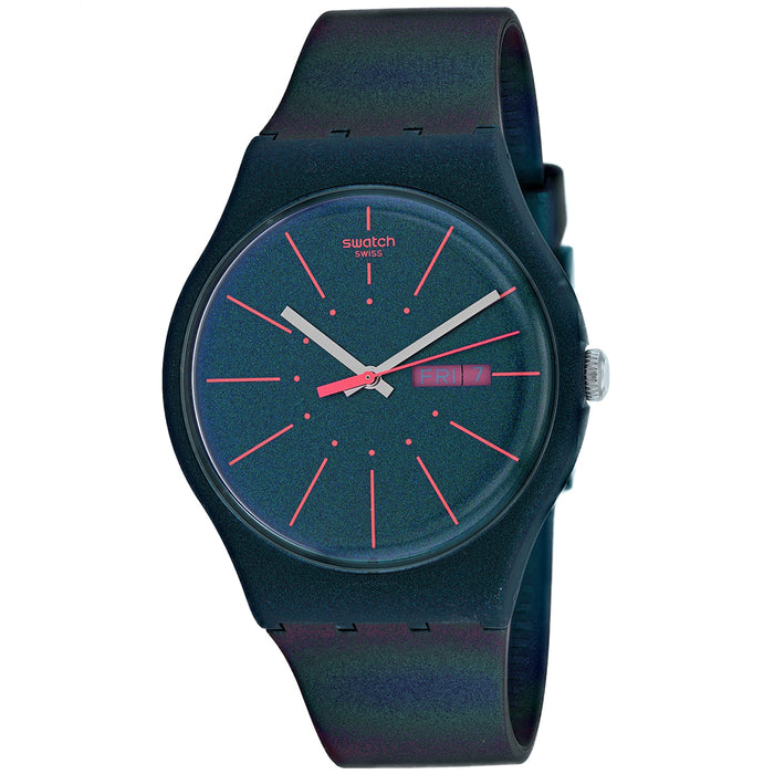 Swatch Men's Navy Blue Dial Watch - SUON708