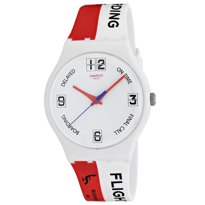 Swatch Unisex's White Dial Watch - SUOW141