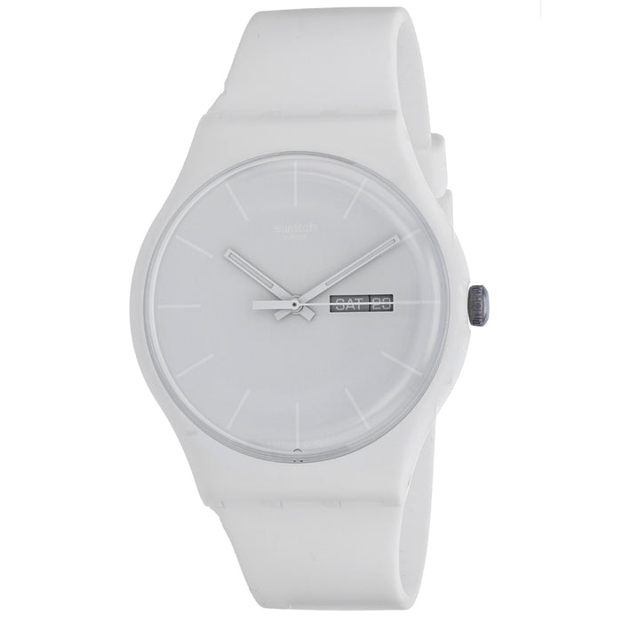 Swatch Men's Rebel White dial watch - SUOW701