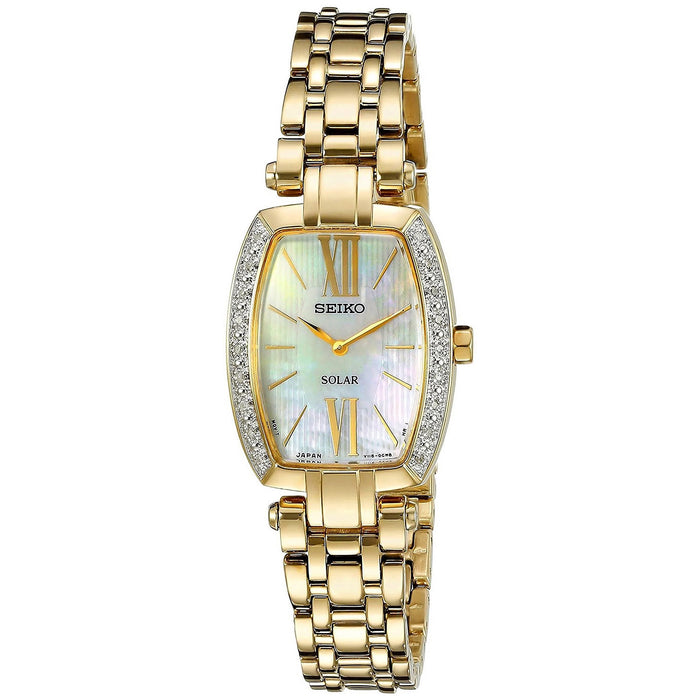 Seiko Women's Tressia White Dial Watch - SUP286