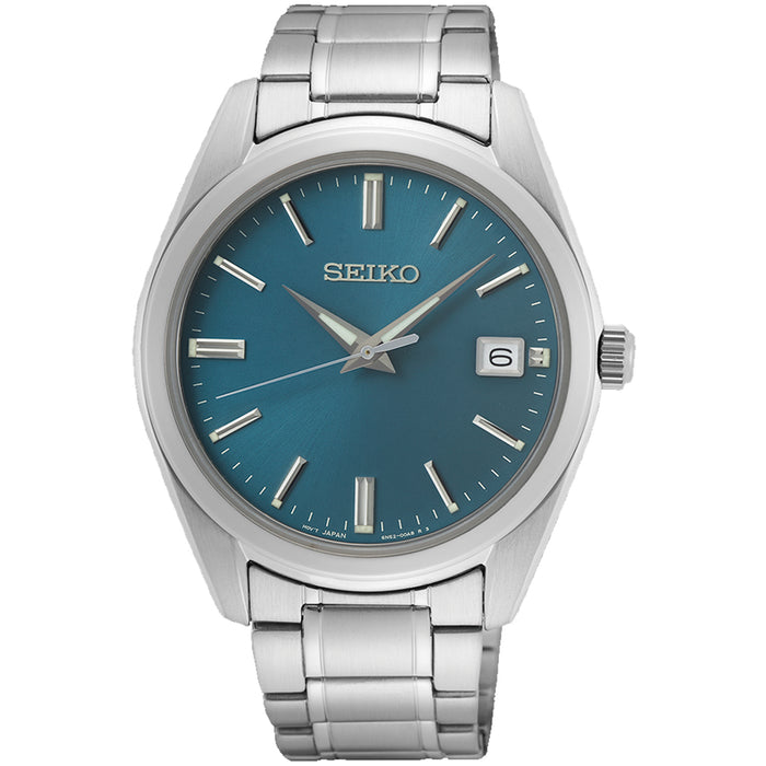 Seiko Men's Essentials Blue Dial Watch - SUR525