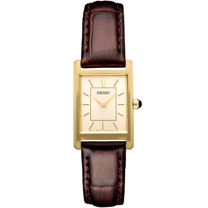 Seiko Women's Essentials Champagne Dial Watch - SWR066