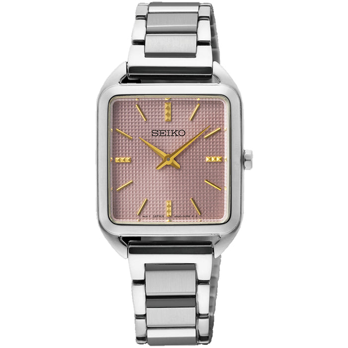 Seiko Women's Essentials Pink Dial Watch - SWR077