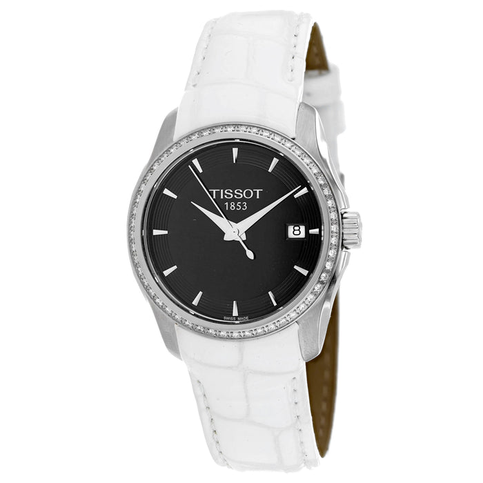 Tissot Women's Couturier Black Dial Watch - T0352106605100