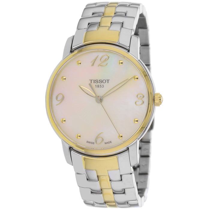 Tissot Women's Round Mother of Pearl Dial Watch - T0522102211700