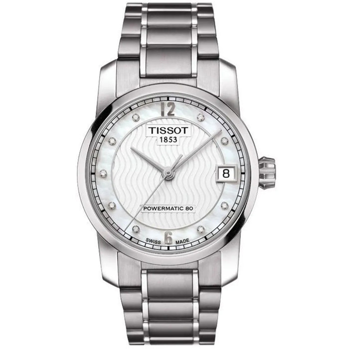 Tissot Women's T-Classic Mother of Pearl Dial Watch - T0872074411600