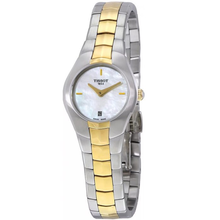 Tissot Women's T-Round Mother of pearl Dial Watch - T0960092211100