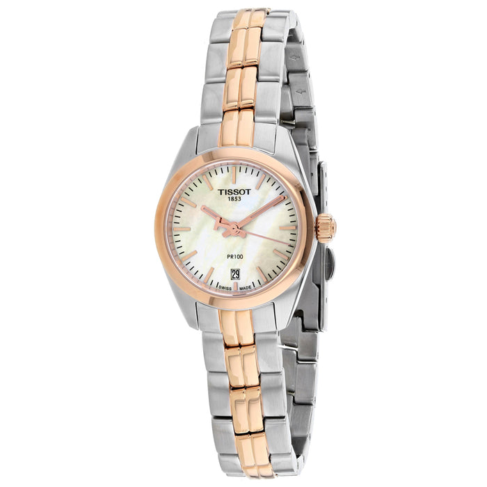 Tissot Women's PR 100 Mother of Pearl Dial Watch - T1010102211101