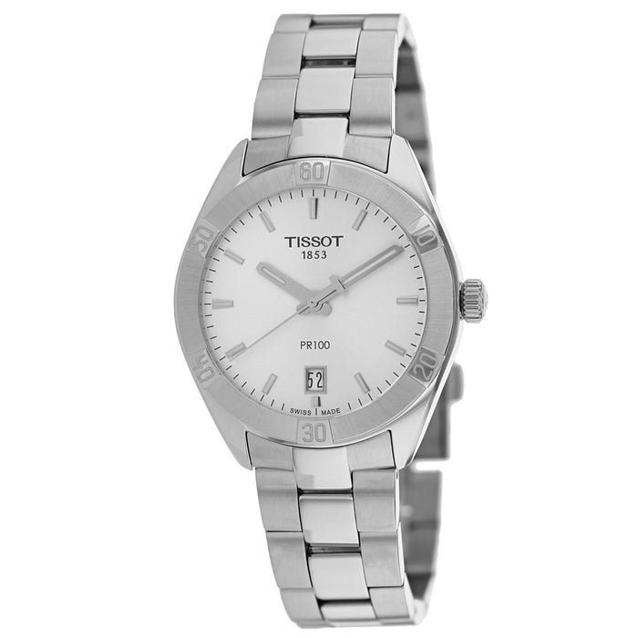 Tissot Men's PR 100 Silver Dial Watch - T1019101103100