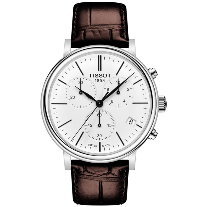 Tissot Men's Carson Silver Dial Watch - T1224171601100