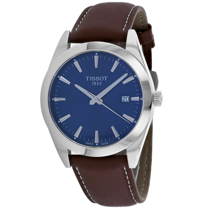 Tissot Men's T-Classic Gentleman Blue Dial Watch - T1274101604100