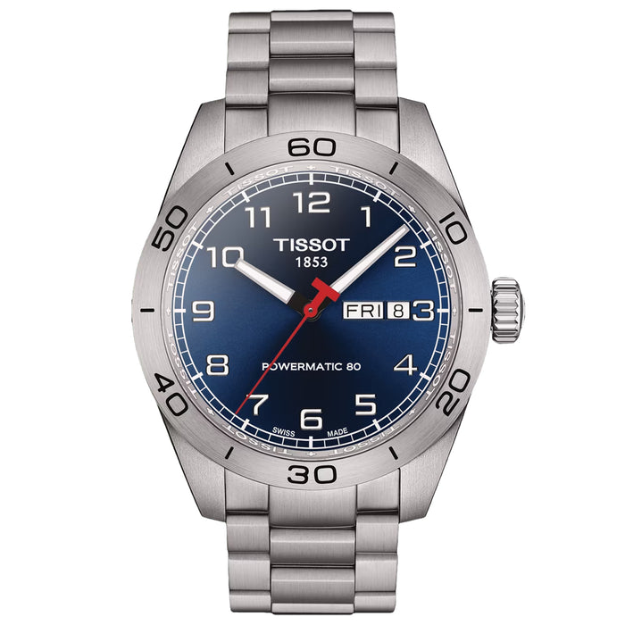 Tissot Men's PRS 516 Blue Dial Watch - T1314301104200