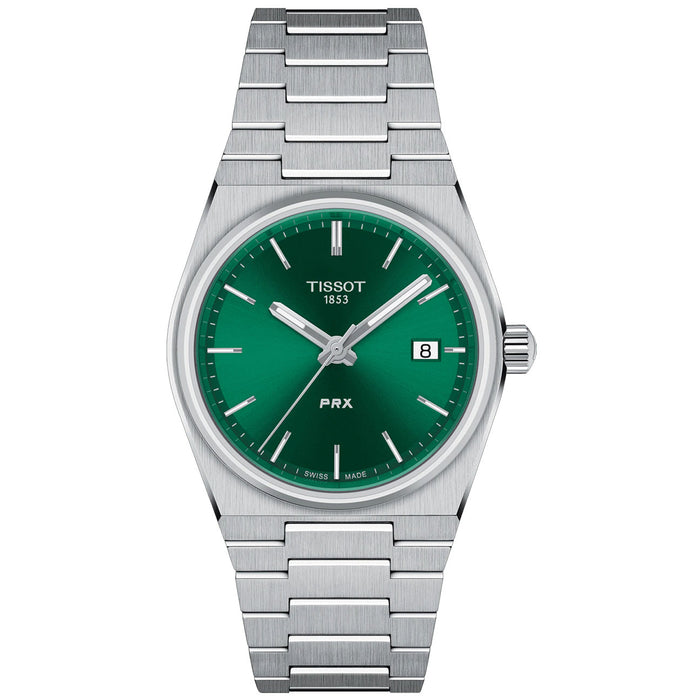 Tissot Men's T-Classic PRX Green Dial Watch - T1372101108100