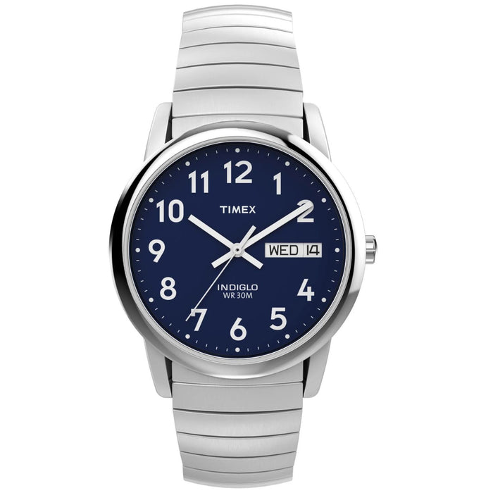 Timex Men's Easy reader Blue Dial Watch - T20031