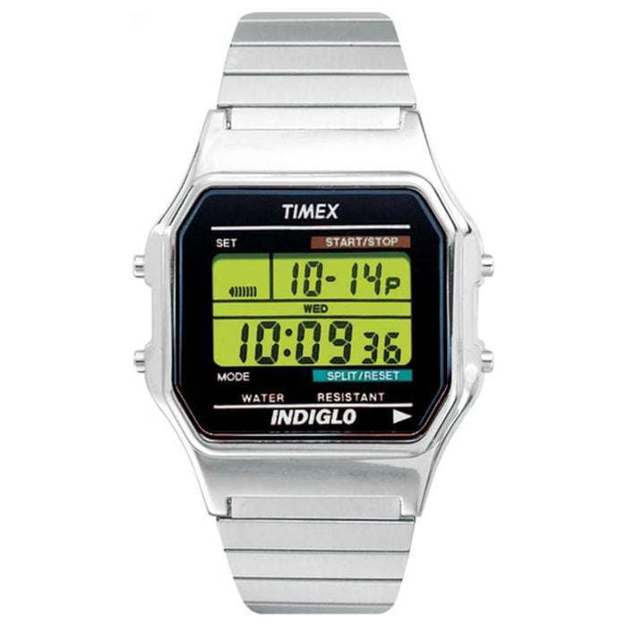 Timex Men's Classic digital Green Dial Watch - T78582
