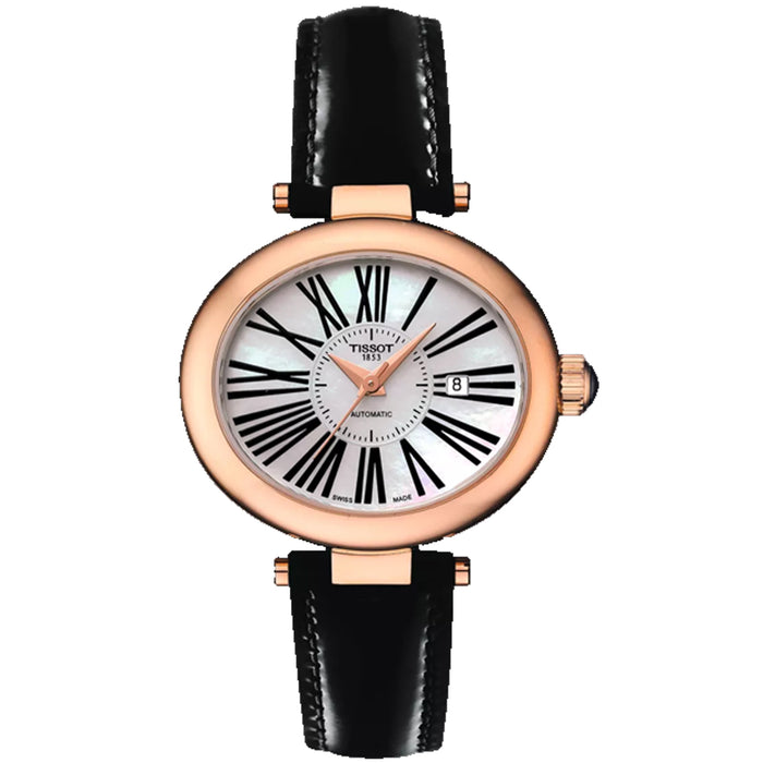 Tissot Women's Glamorous Lady White MOP Dial Watch - T9173077611301