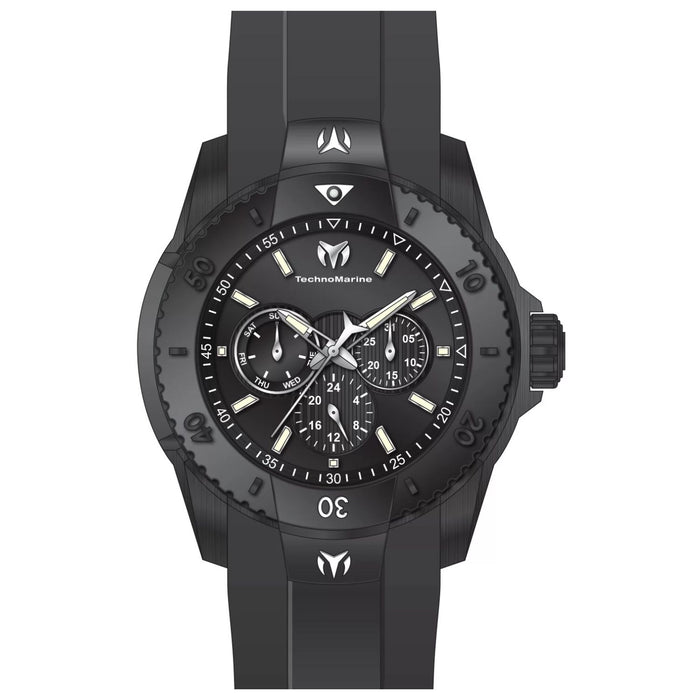TechnoMarine Men's UF6 Black Dial Watch - TM-625001
