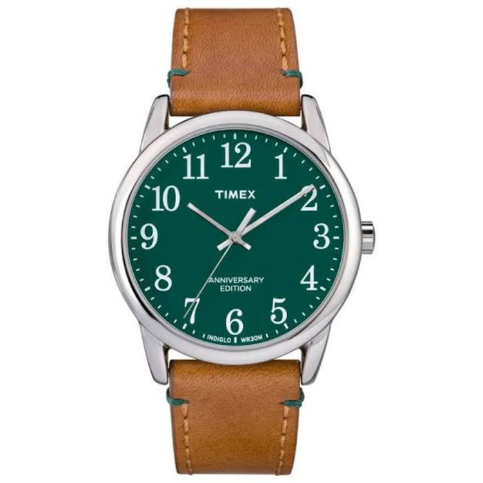 Timex Men's Easy Reader Green Dial Watch - TW2R35900