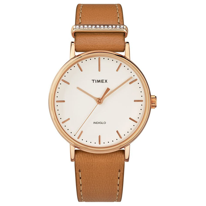 Timex Women's Fairfield White Dial Watch - TW2R70200