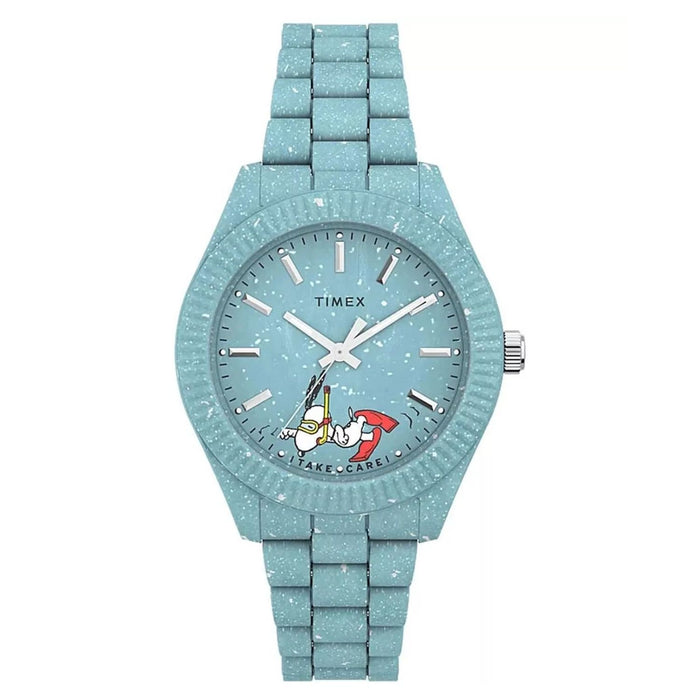 Timex Women's Peanuts Snoopy Blue Dial Watch - TW2V53200