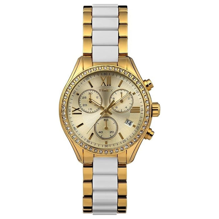 Timex Women's Classic Gold Dial Watch - TW2V74900